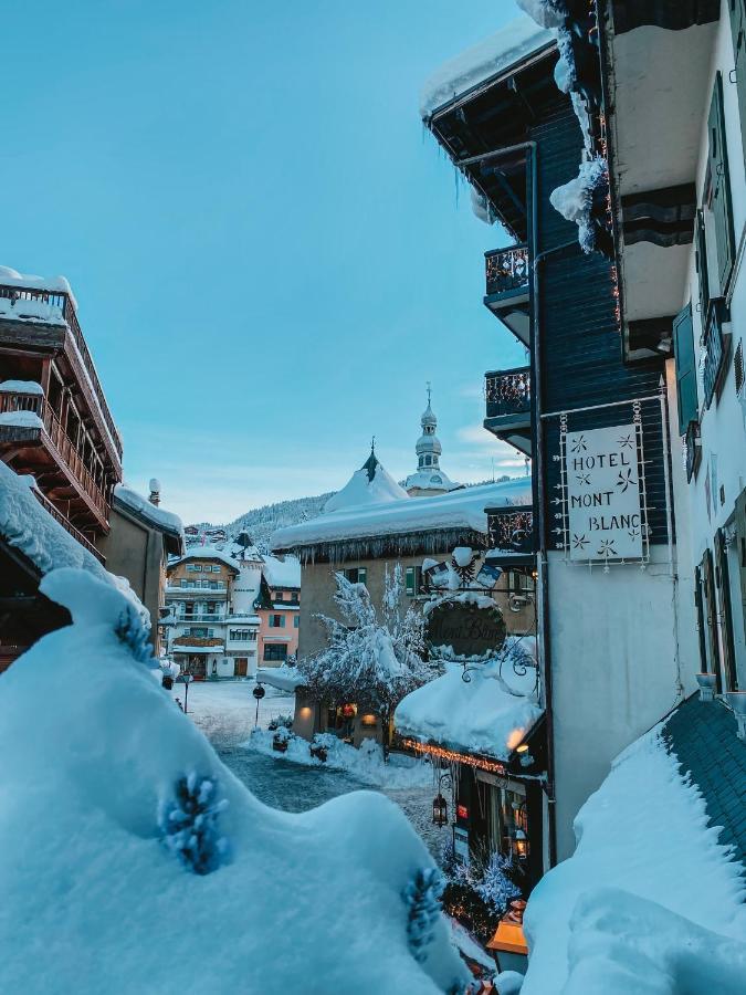 Hotel Mont Blanc Megève Exteriör bild