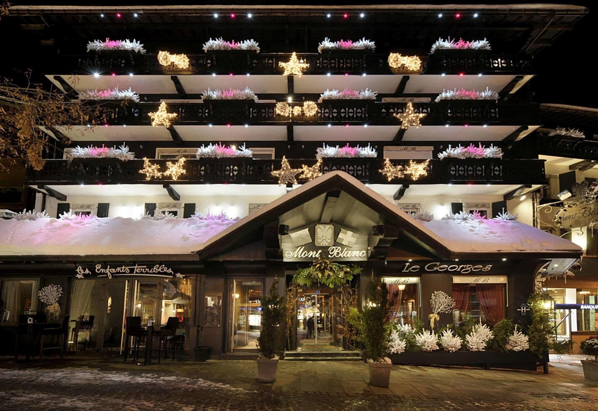 Hotel Mont Blanc Megève Exteriör bild