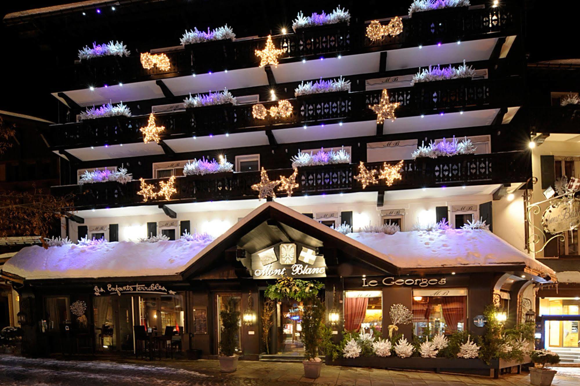 Hotel Mont Blanc Megève Exteriör bild